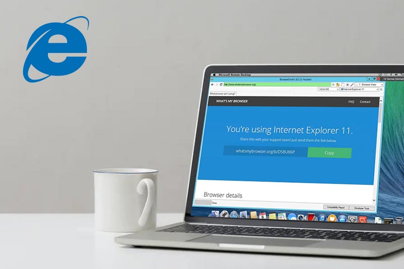 Internet Explorer on Mac