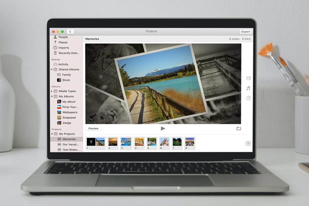 export pictures from google drive to a mac book for a slideshow