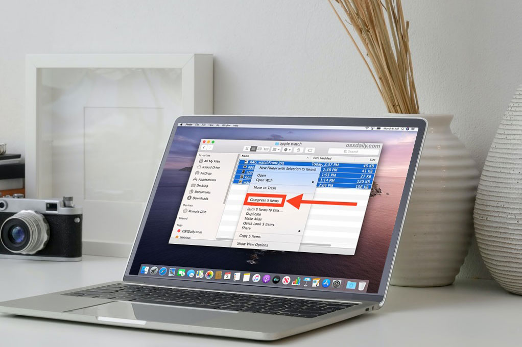 how to open zip file on a mac