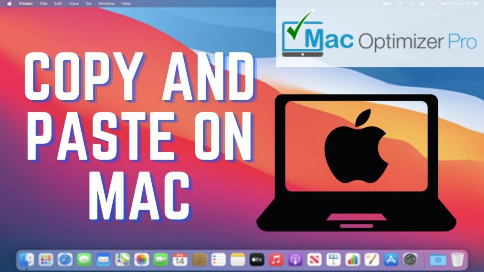 copy and paste on a Mac